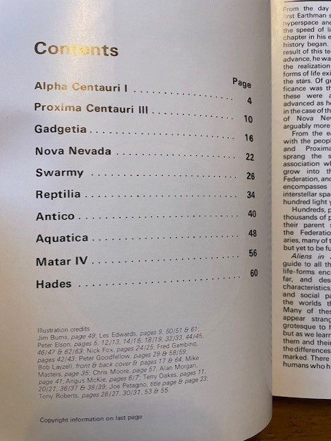 ALIENS IN SPACE by Steven Caldwell ( Hardcover Book 1979 Dust Jacket Sci-fi)