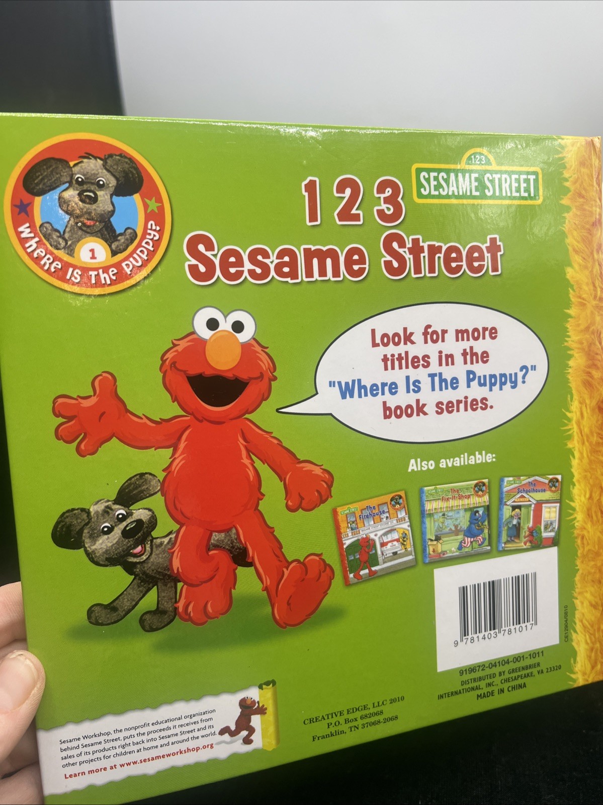 Sesame Street Where is the Puppy ? Book Lot 1-8 Hardcover Dalmatian Press Elmo