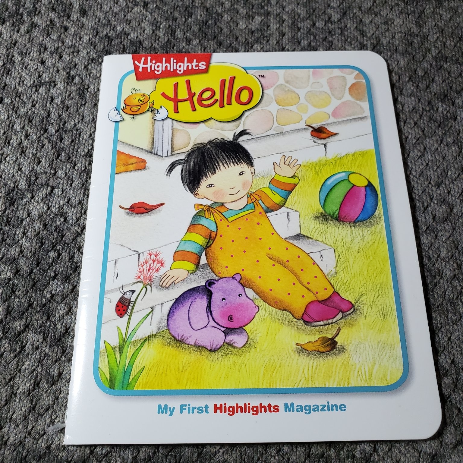 Highlights Hello My First Magazine Board Book Lot Early Learning Toddler Baby