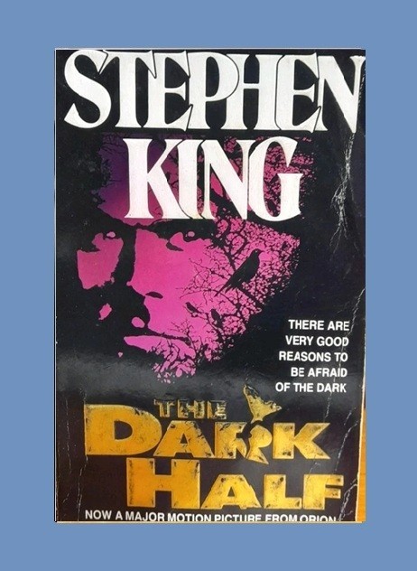 The Dark Half by Stephen King – 1990 paperback HORROR book (17cm)