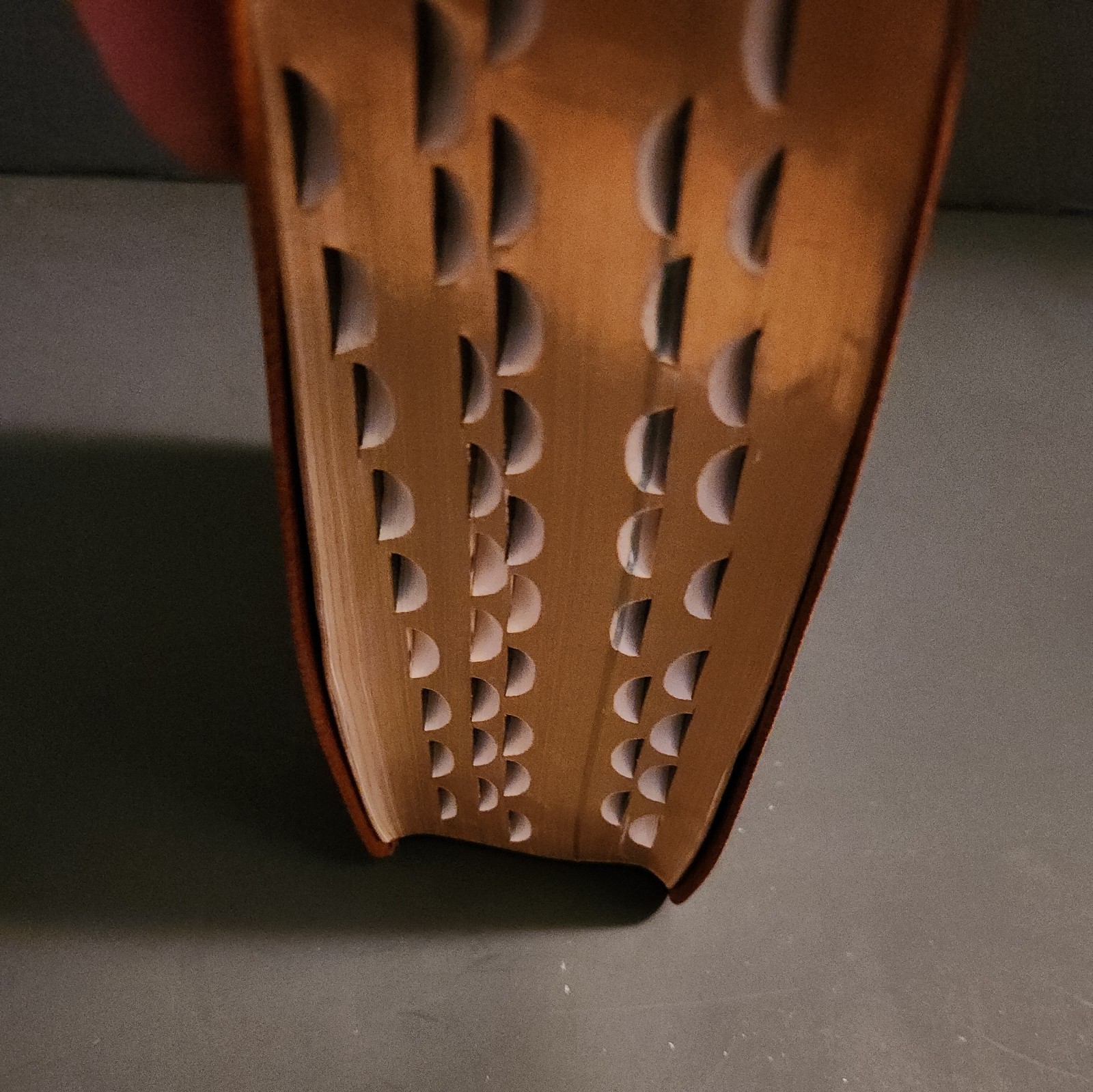 1981 quadruple Combination Indexed Brown Bendable Leather vg condition
