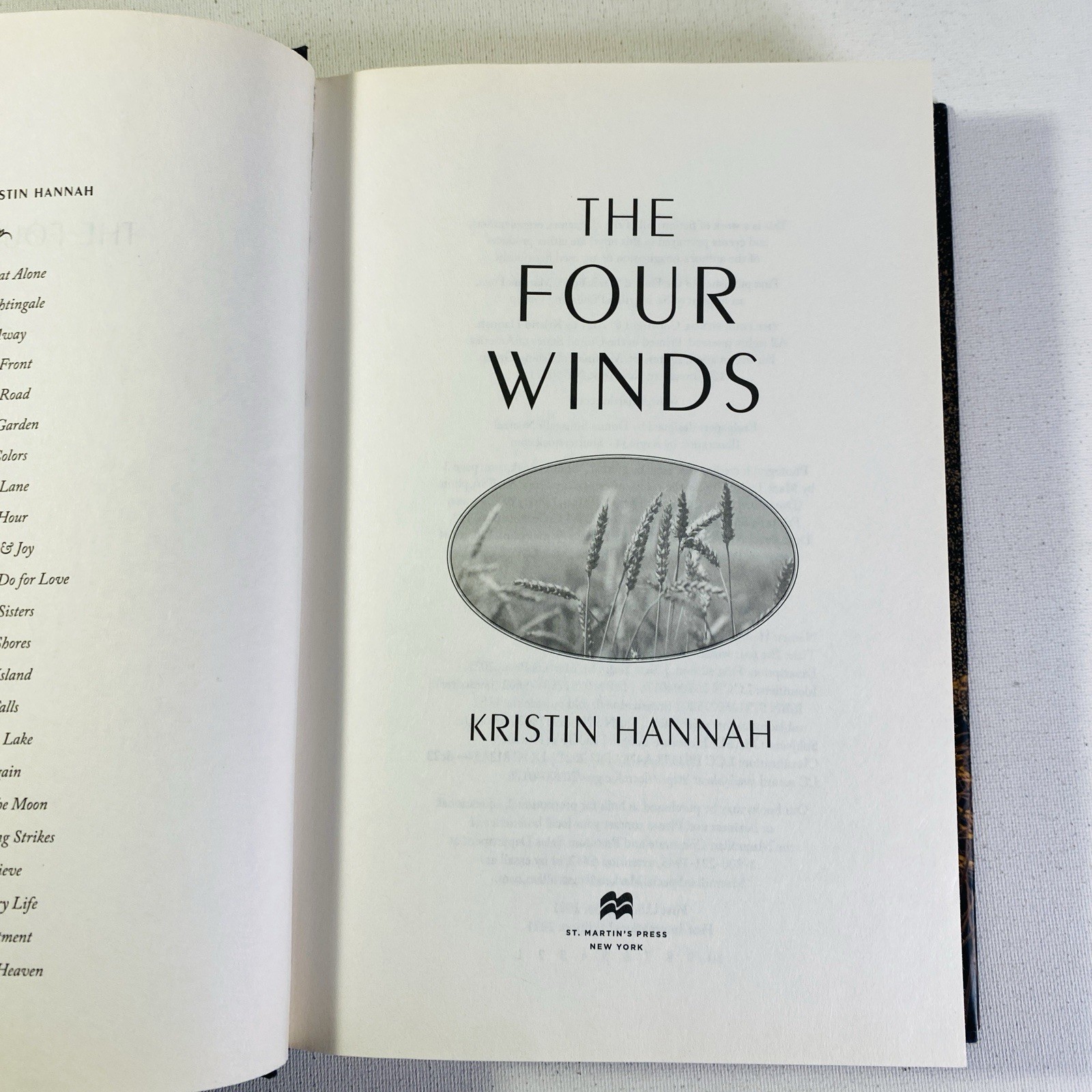 The Four Winds by Kristin Hannah (2021, Hardcover)