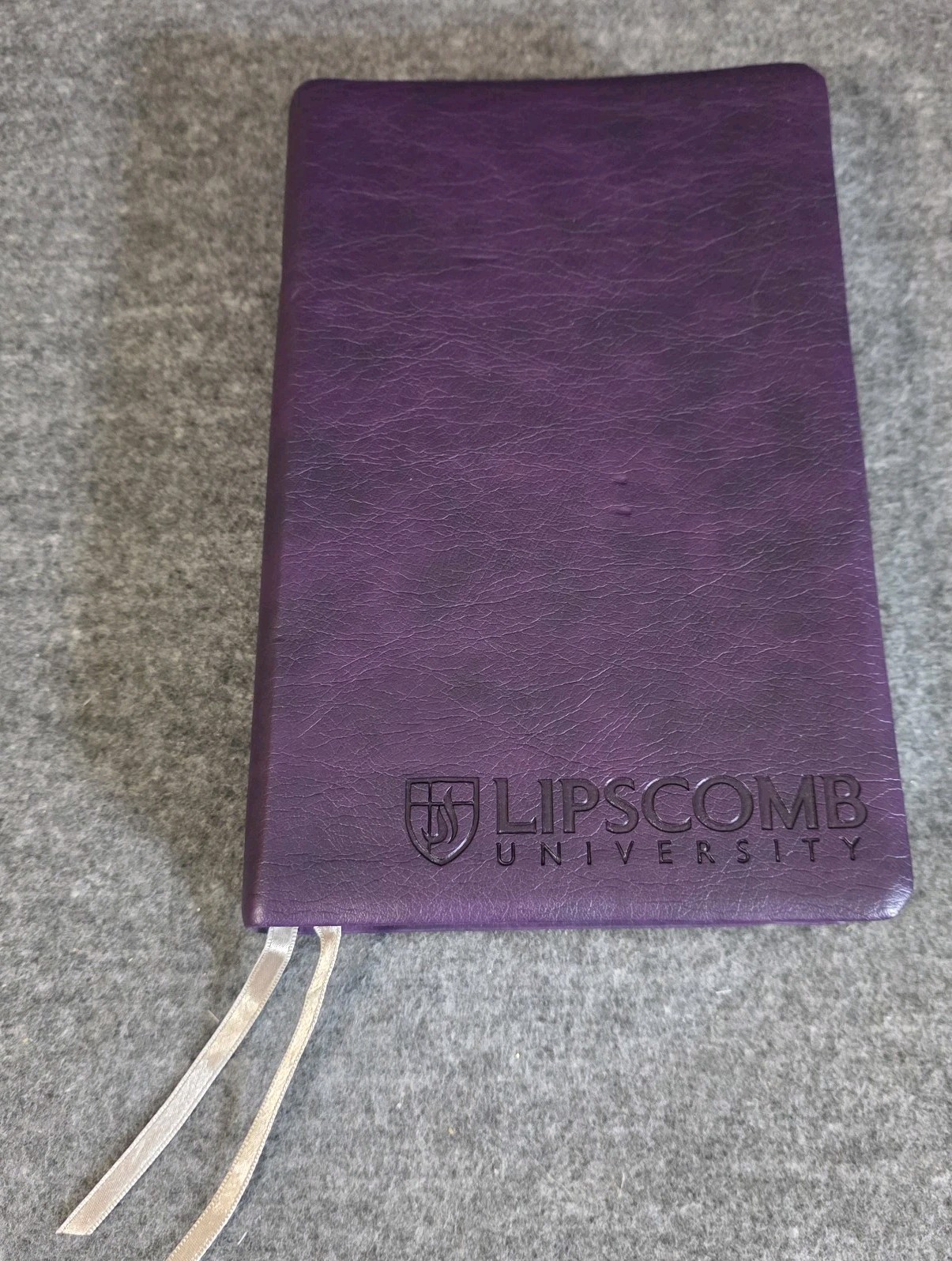 New ZONDERVAN NIV Student Bible – Lipscomb University Purple Bonded Leathersoft