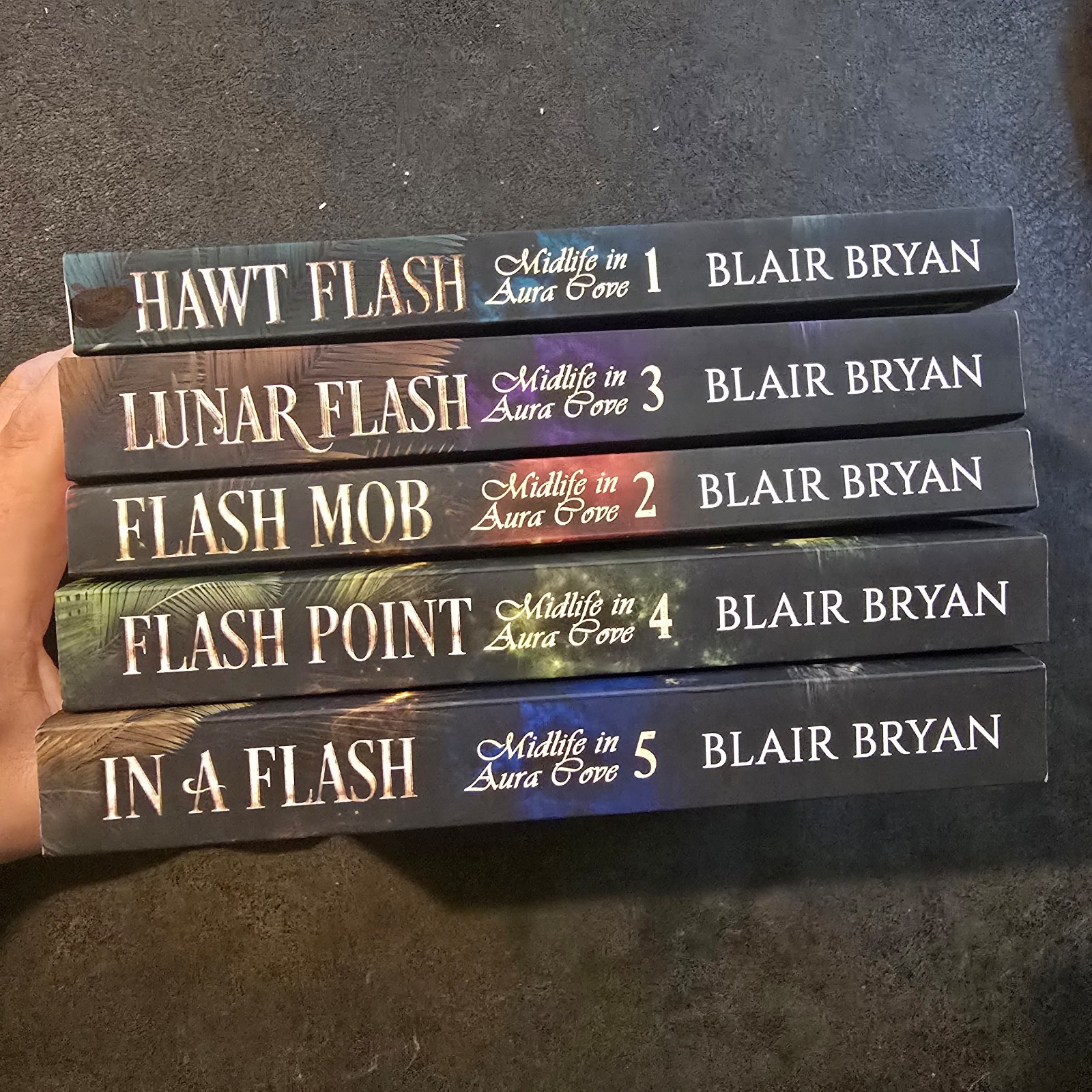 Blair Bryan Midlife in Aura Cove Series 1-5 Paperback Paranormal Books