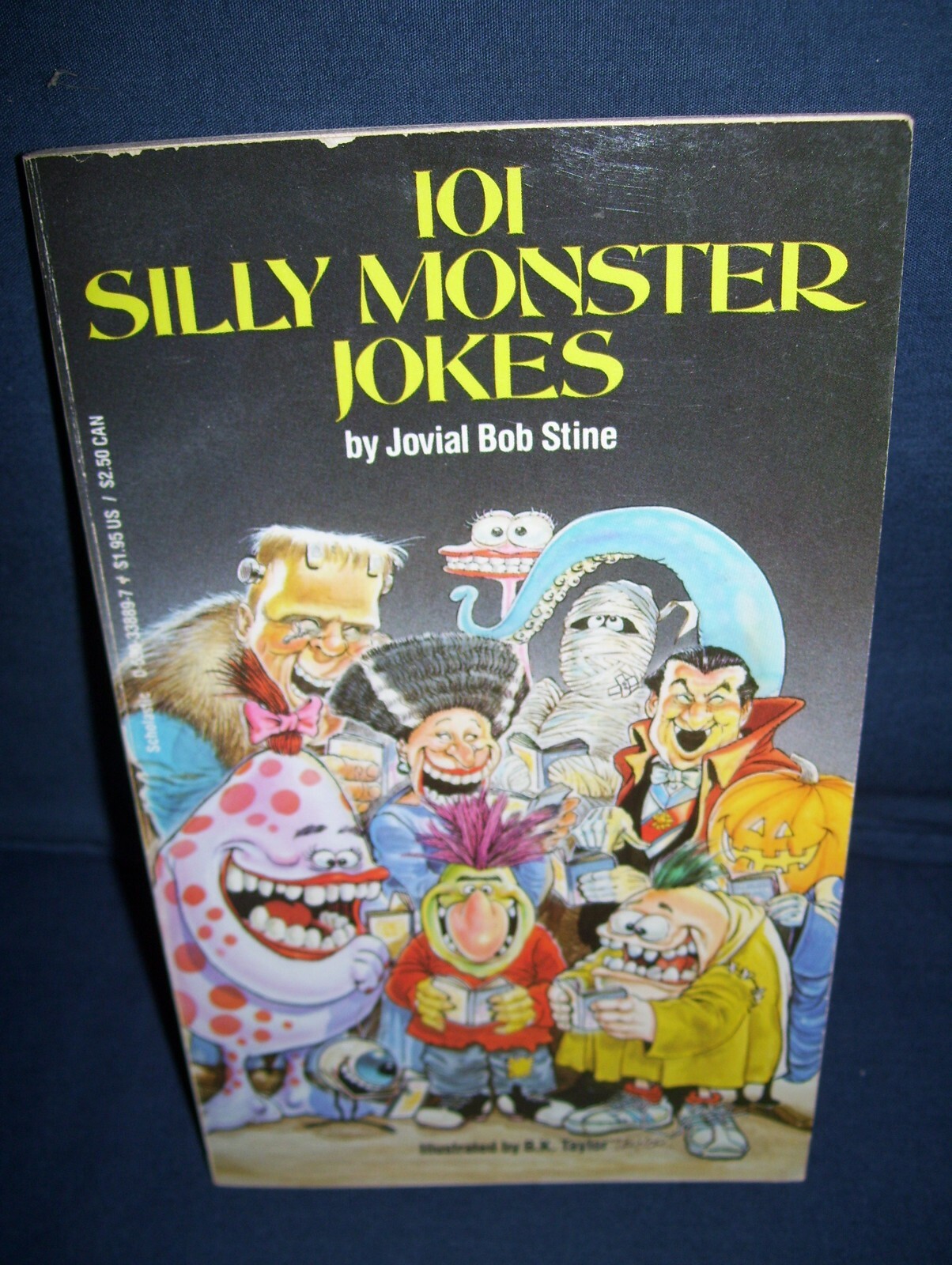 101 Silly Monster Jokes Jovial Bob Stine Used Paperback Schoolastic1986
