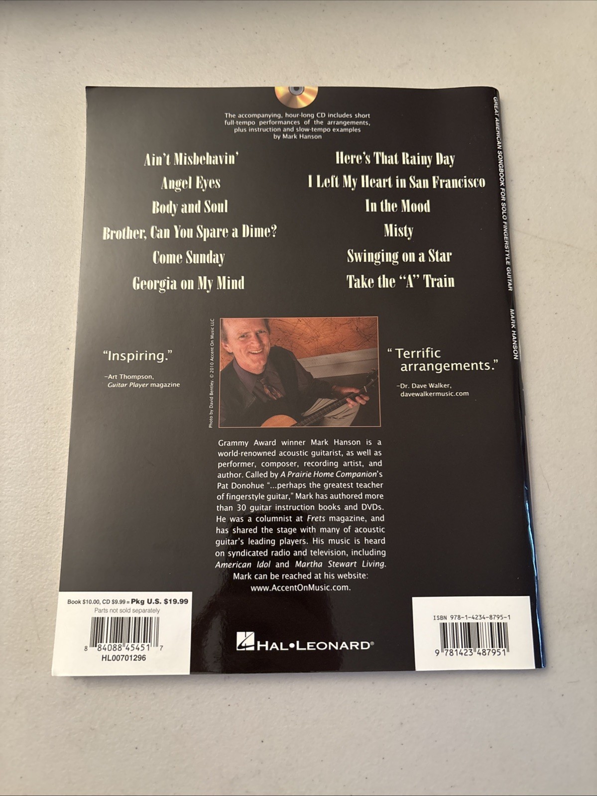 Great American Songbook for Solo Fingerstyle Guitar : Includes CD Mark Hanson