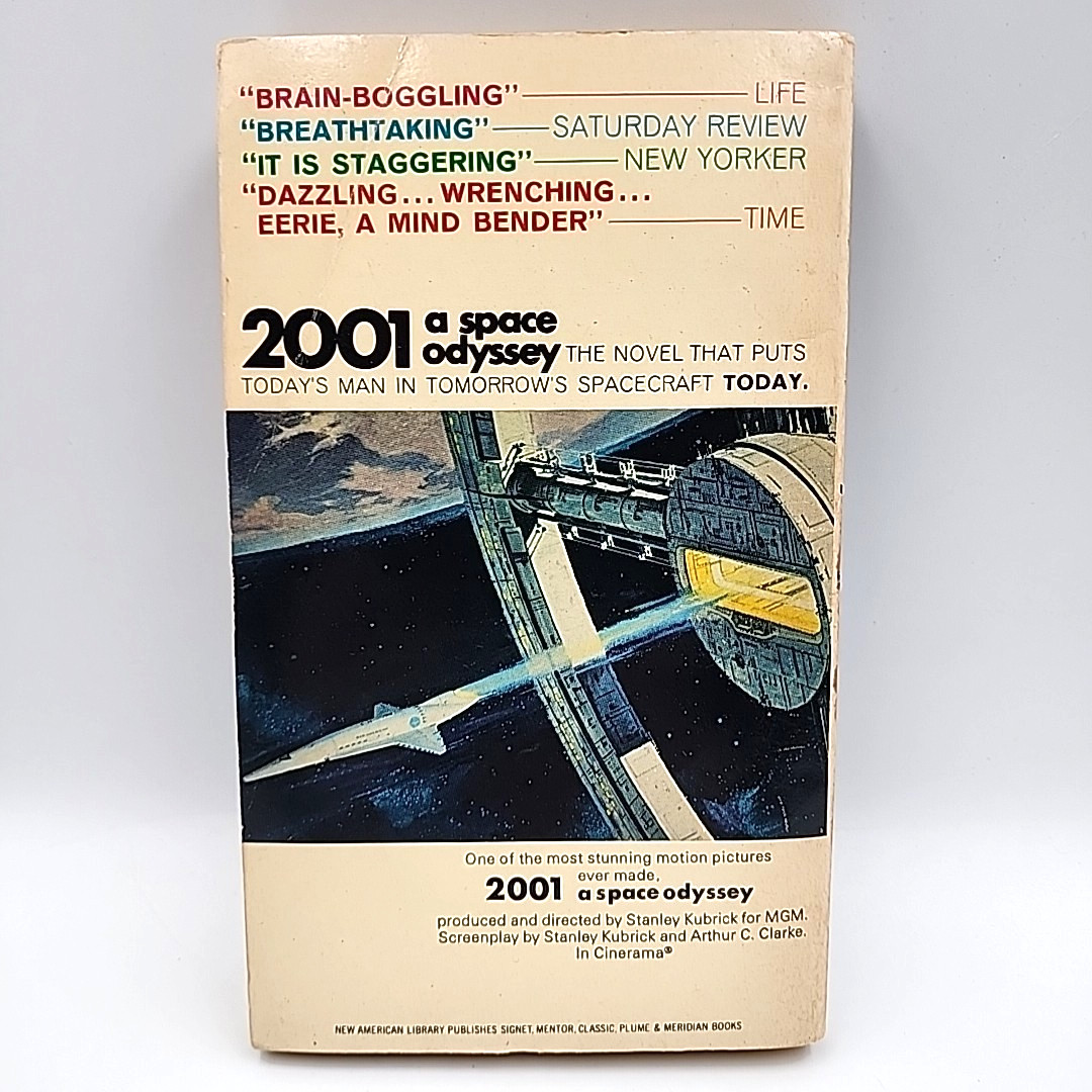 1st edition 1st print July 1968 2001: A Space Odyssey Arthur C. Clarke Signet