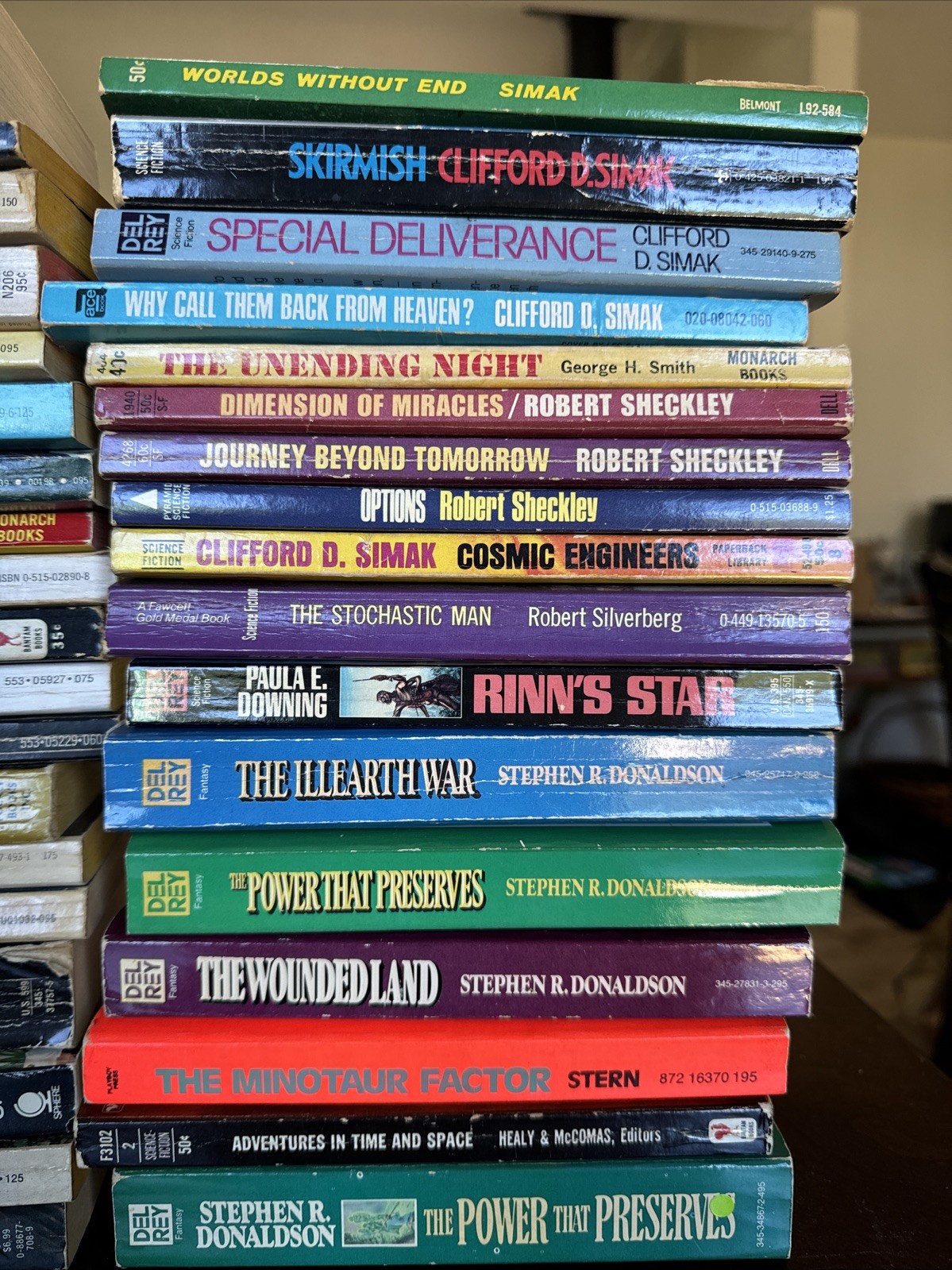 Vintage Sci Fi Paperback Books Lot of 73 Science Fiction Fantasy