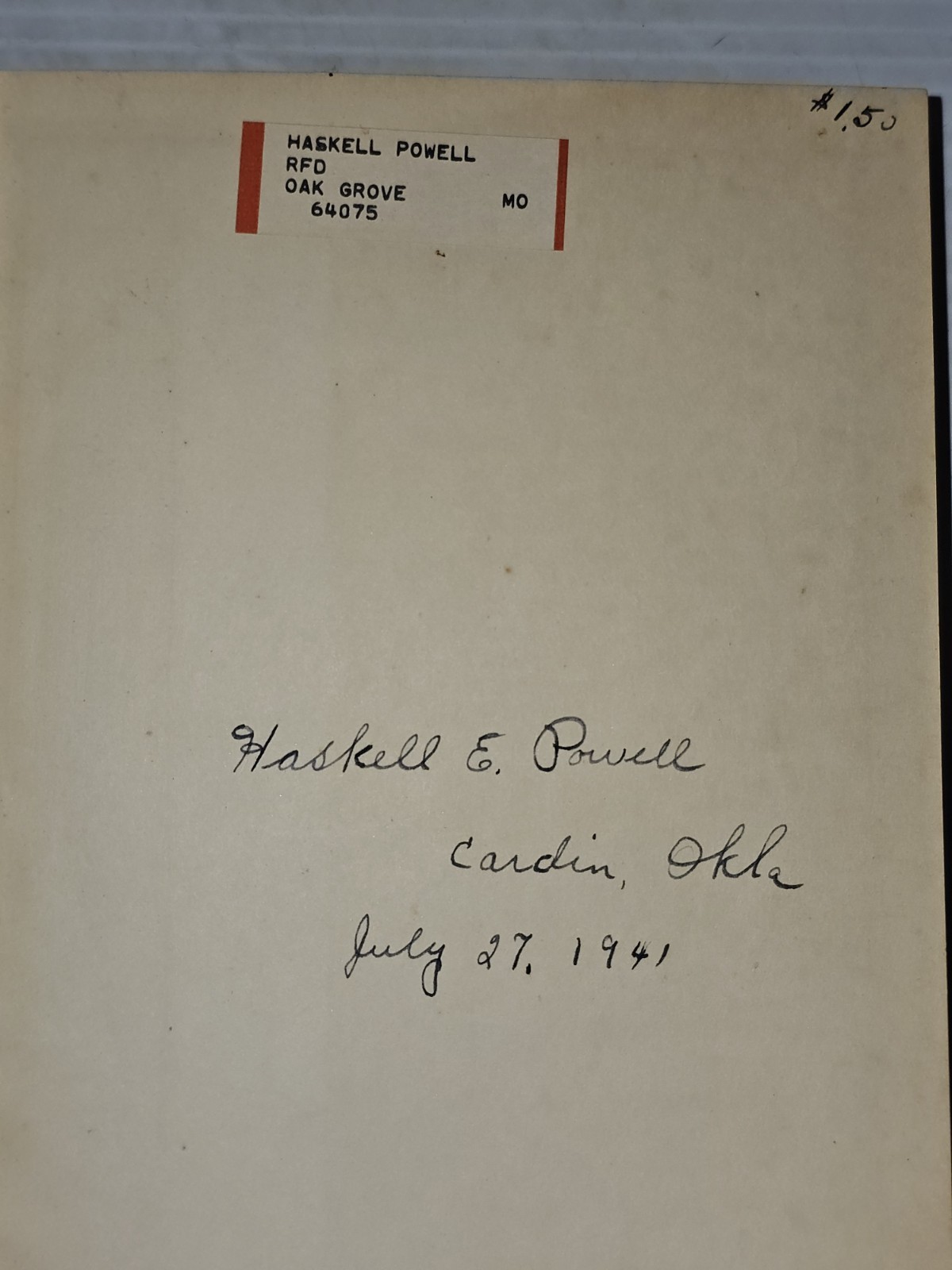 The Church and Evangelism by the RLDS Church, Clinic In Evangelism 1941 HC. R30.