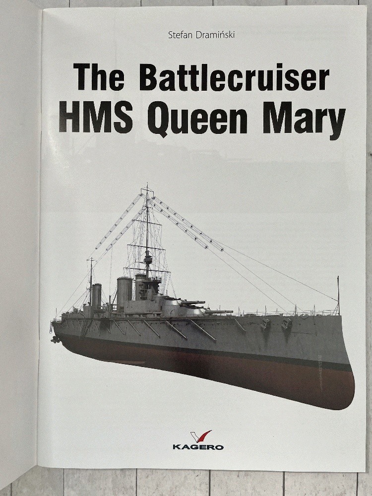 The Battlecruiser HMS Queen Mary Super Drawings in 3D Scale Models SC Full-color