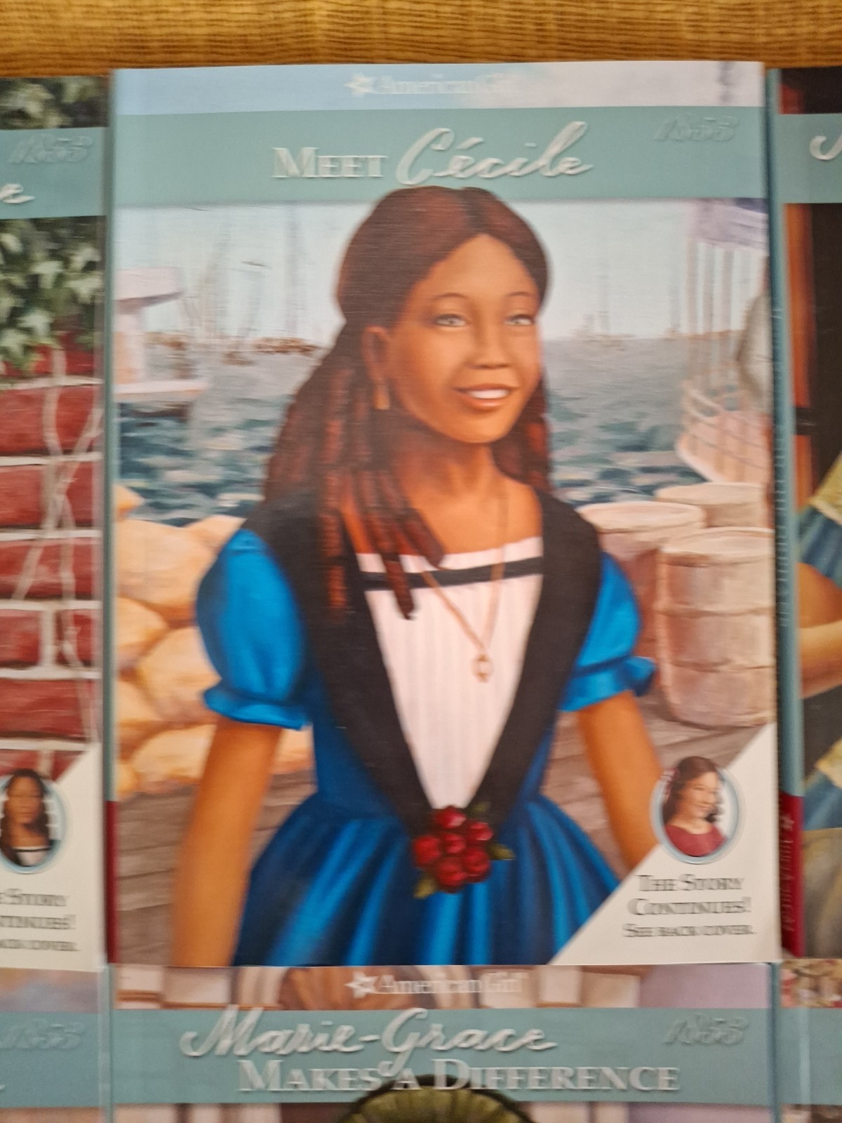 Cecile and Marie-Grace American Girl Doll Book Box Set Collection 6 Books EUC