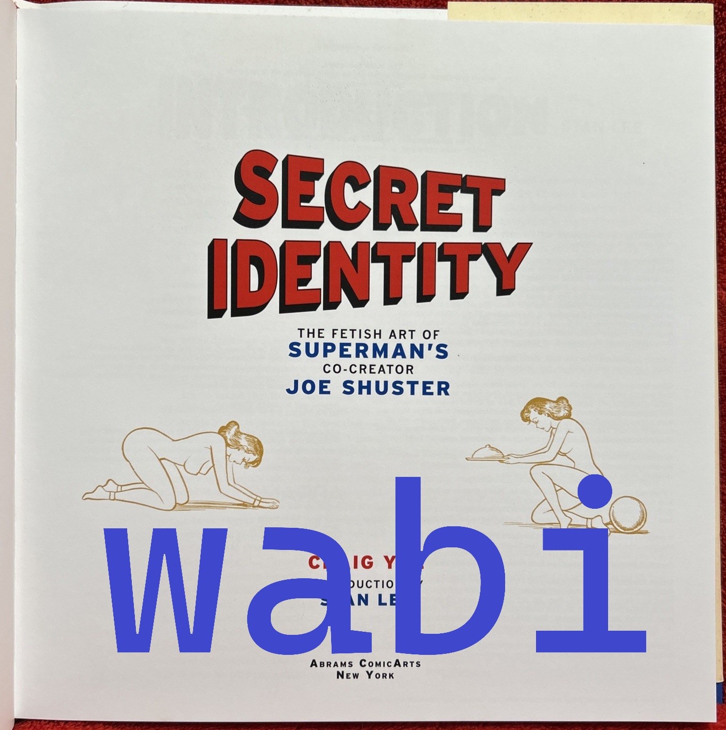 Secret Identity: Fetish Art of Joe Shuster vtg Superman pulp fiction Craig Yoe