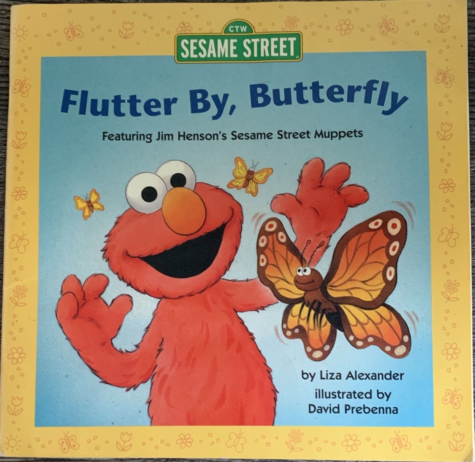 RARE! Lot Of 3: 1st Vtg Trade PB Ed. Jim Henson’s CTW Elmo Books Set; ACCEPTABLE