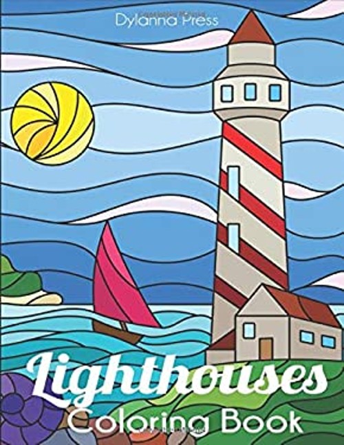 Lighthouses Coloring Book Paperback Dylanna Press