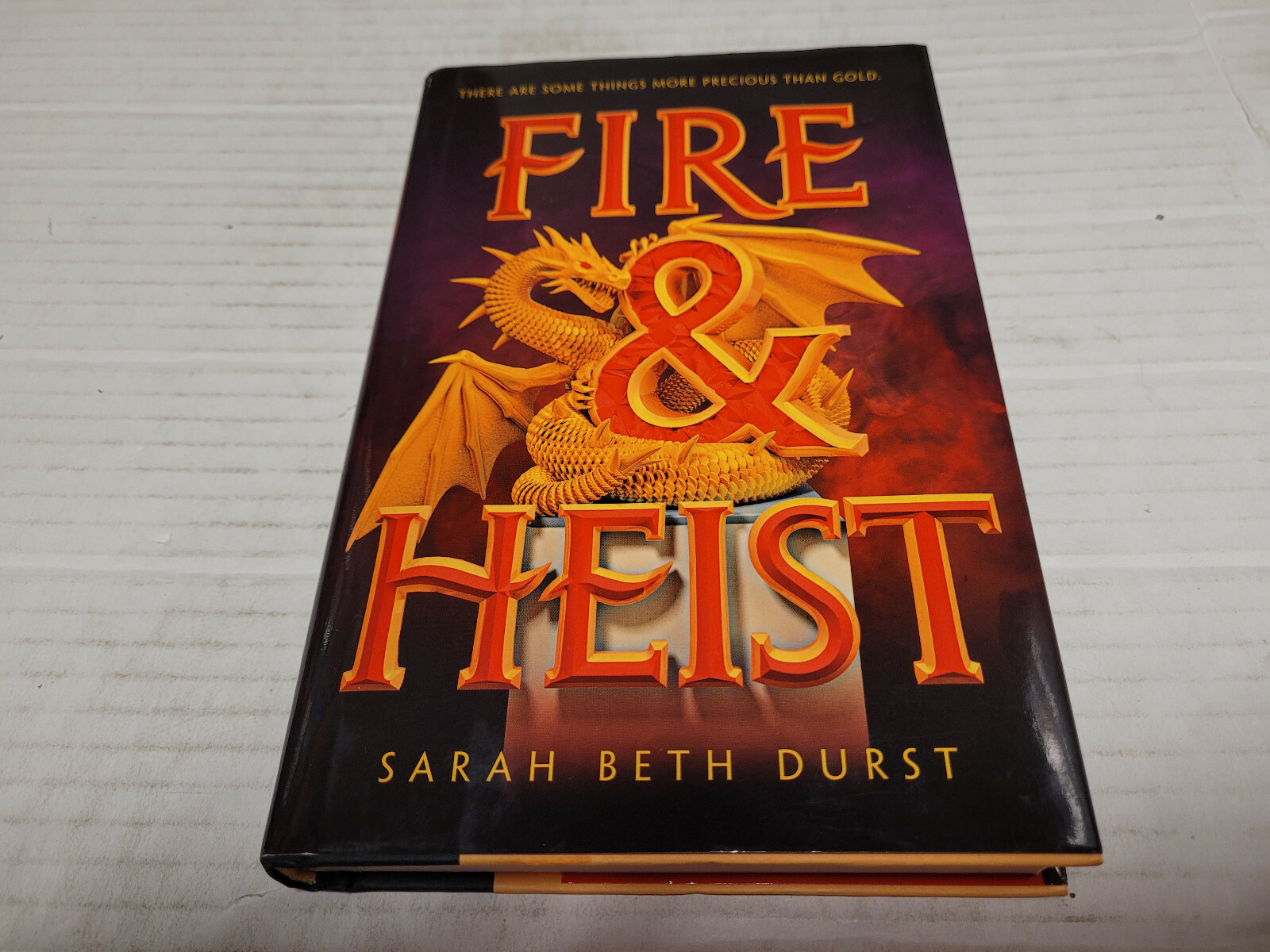Fire and Heist by Sarah Beth Durst (2018, Hardcover) SIGNED 1st/1st REMAINDER
