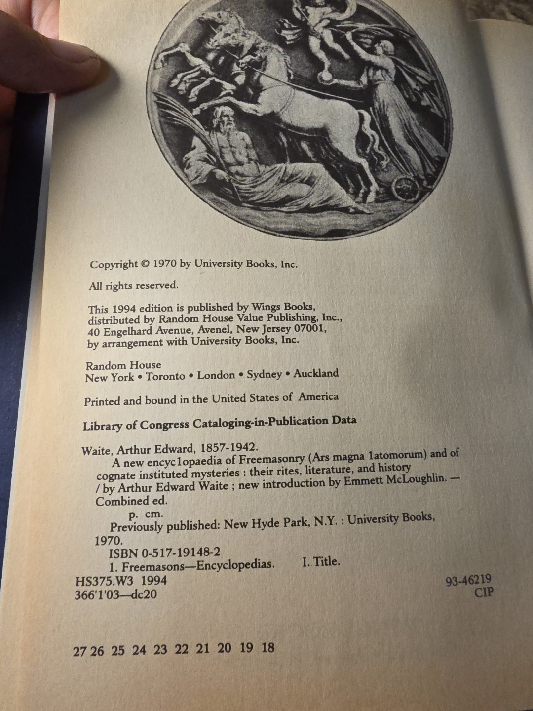 A New Encyclopedia of Freemasonry, Two Volumes in One – 1970 Hardcover