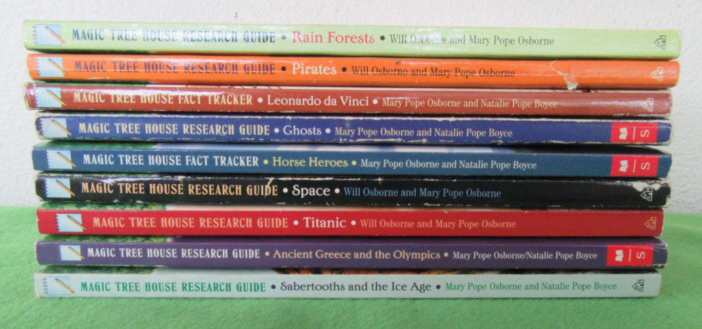 LOT 6 MAGIC TREE HOUSE RESEARCH GUIDES BY MARY POPE OSBORNE & NATALIE POPE BOYCE