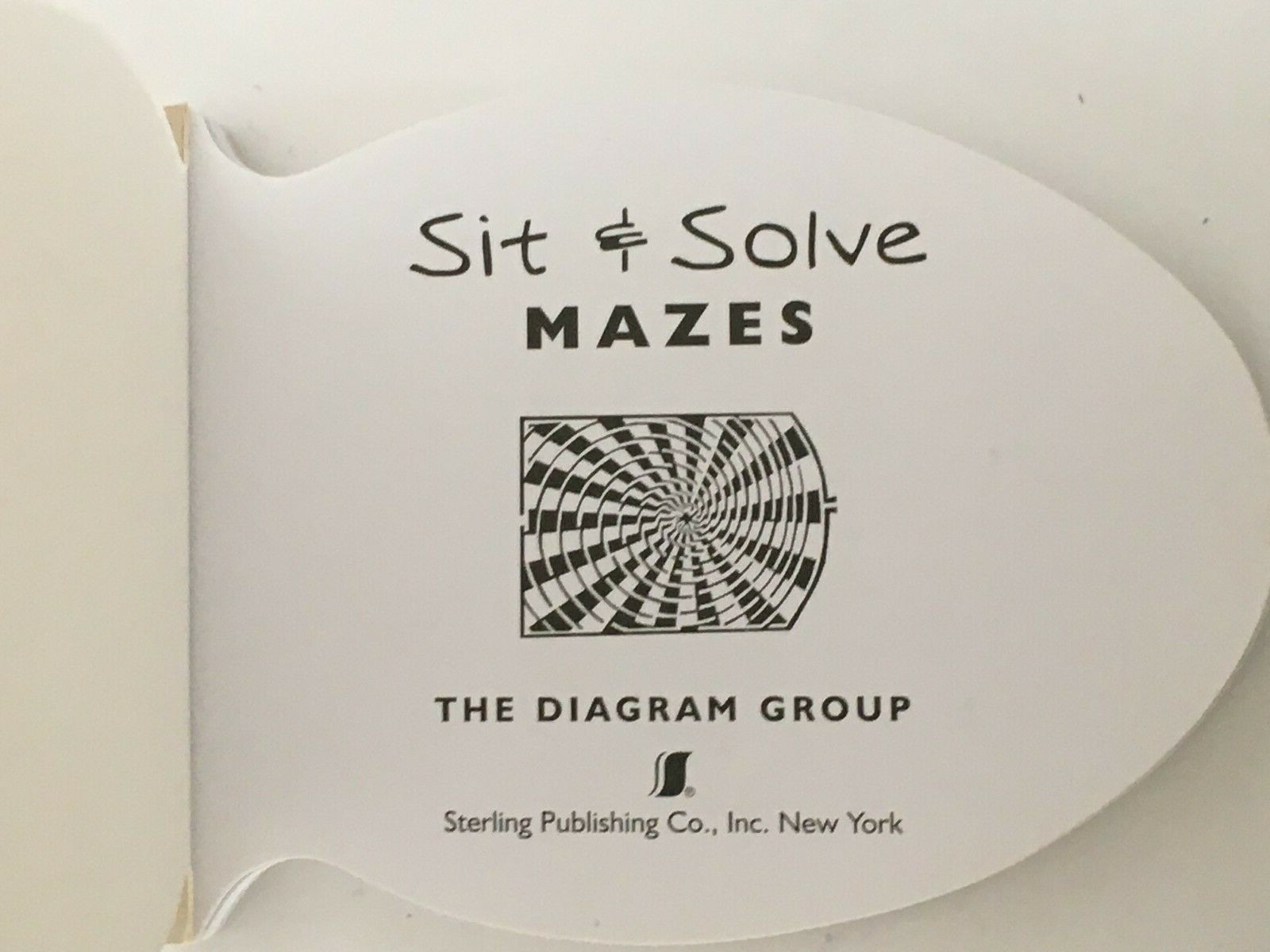 Sit & Solve Crosswords Mazes 2 Bathroom Books Toilet Shape Humor Dad Gag Gift
