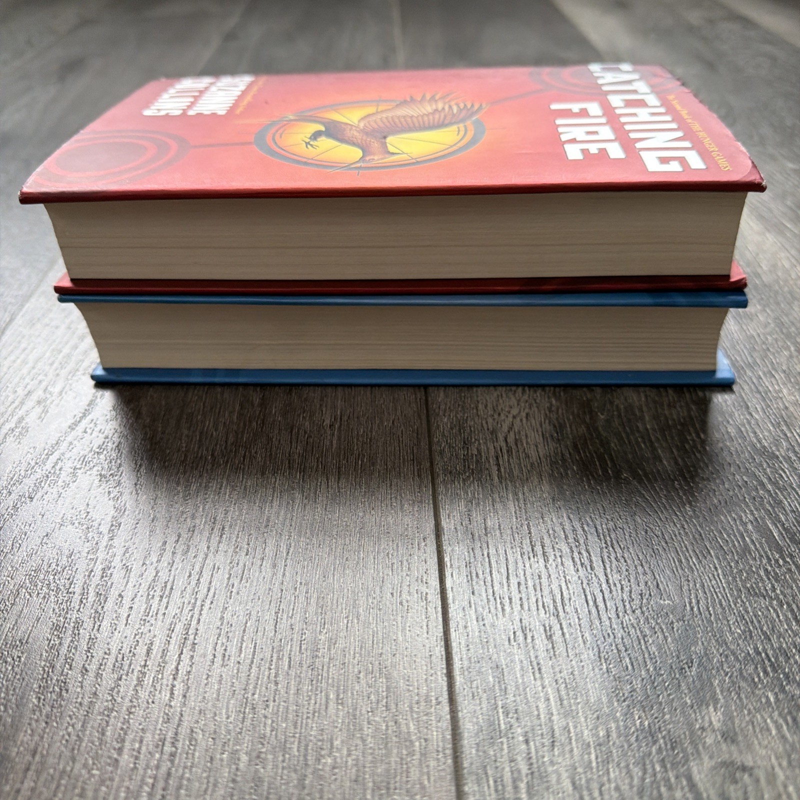 Lot of 2 Hunger Games Catching Fire & MockingJay Hardcover First Editions HC DJ
