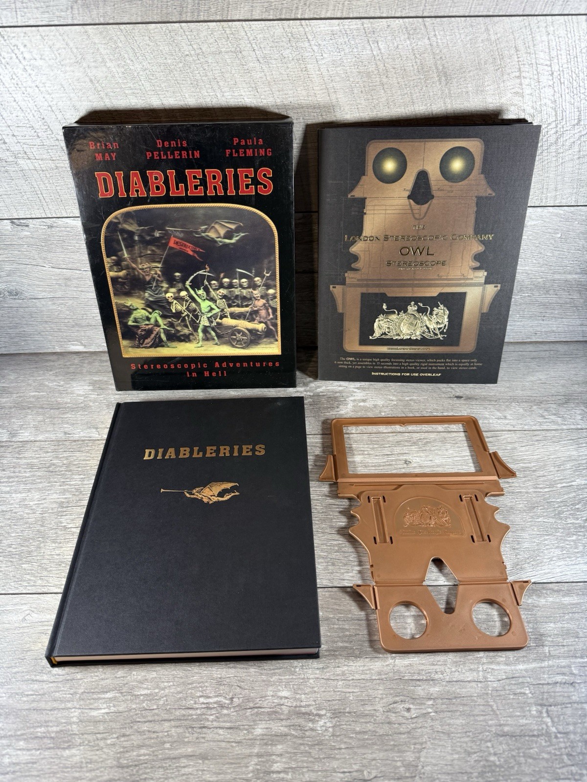 Diableries: Stereoscopic Adventures in Hell – Hardcover By Brian May –