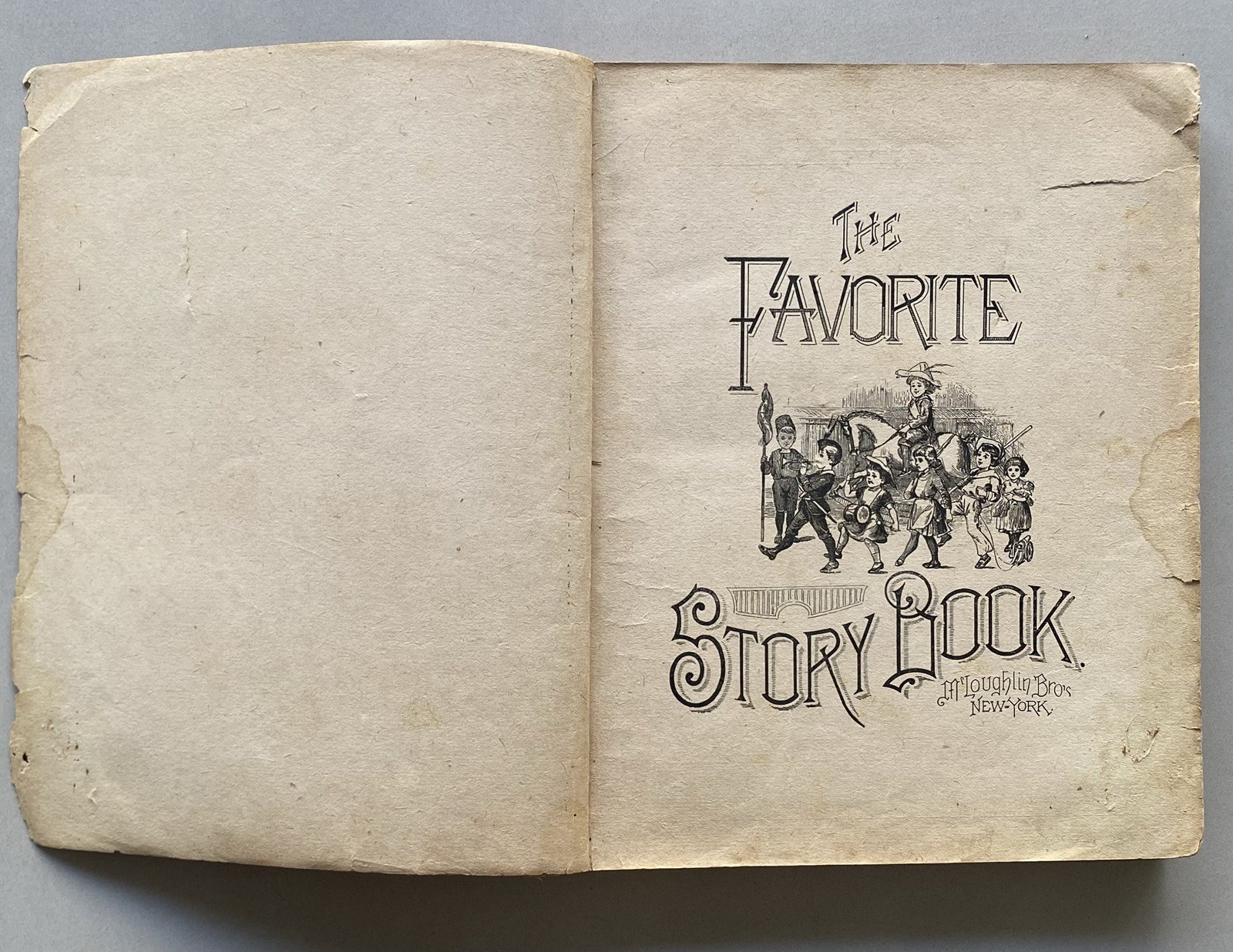 Antique Children’s Story Books – Granny & I / Favorite Stories *Worn Condition*
