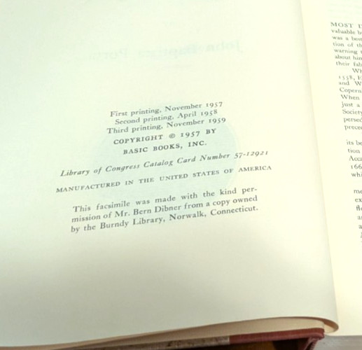 Natural Magick Book John Baptista Porta Hardcover Copyright 1958 Slipcase