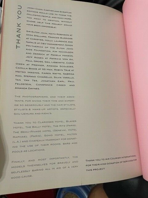 4 Inches by Sir Elton John (Signed) & Foreword Jimmy Choo Very Rare