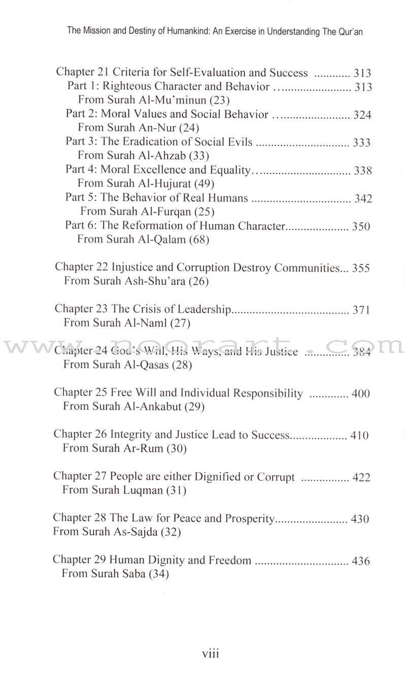 The Mission and Destiny of Humankind: An Exercise in Understanding the Qur’an