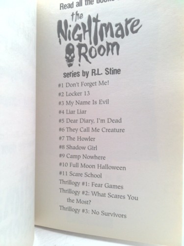 The Nightmare Room #12: Visitors: A Great Fall and Halloween Read… (1st THUS)