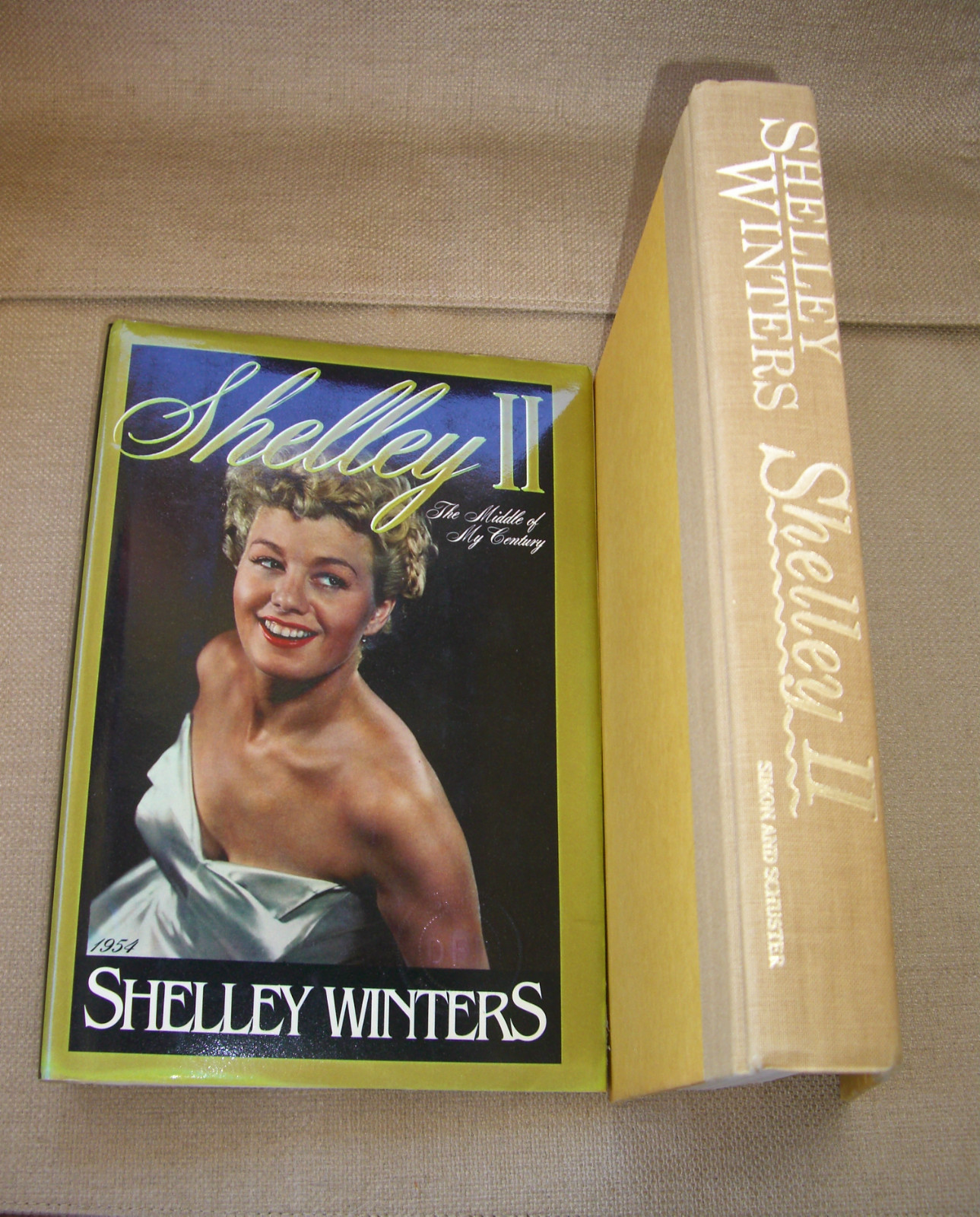 Shelley II The Middle of my Century Shelley Winters 1st edition HBDJ 1989