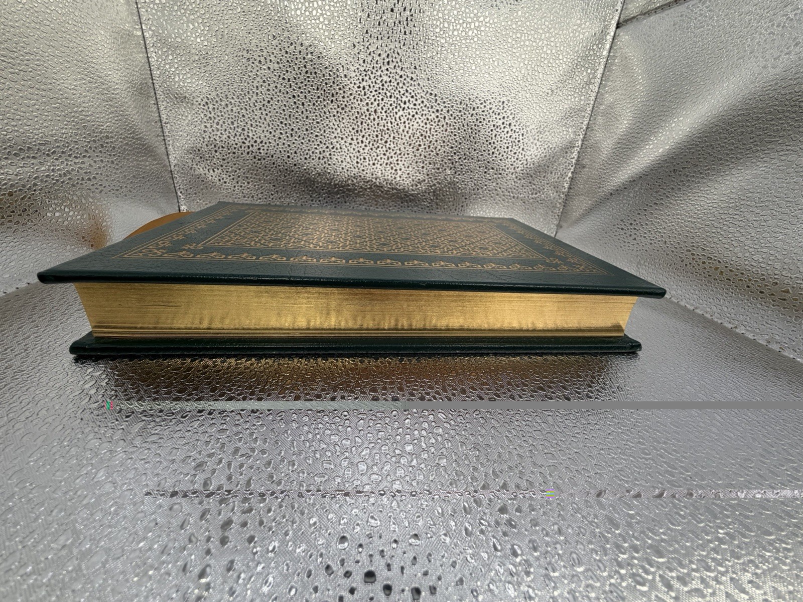 Easton Press Bagombo Snuff Box Green Leather Kurt Vonnegut Signed First Edition