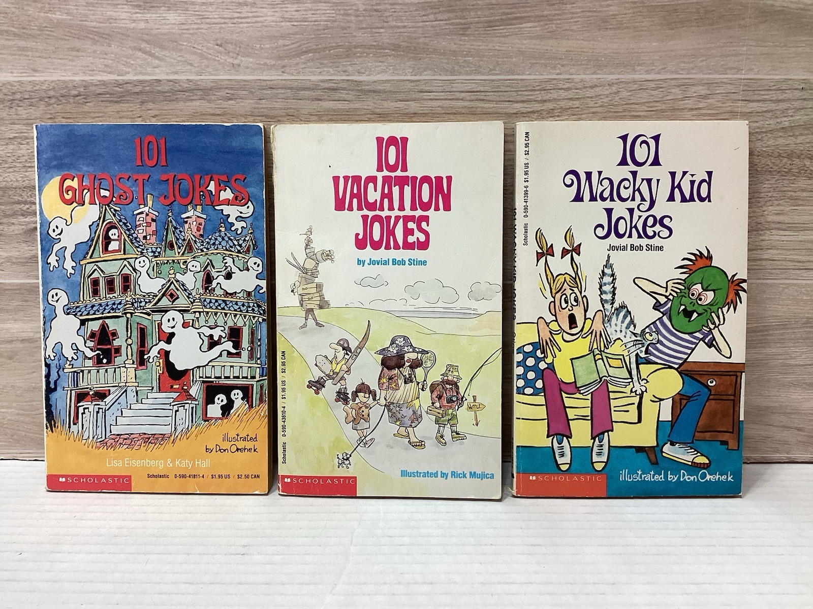 101 Vacation Jokes , Ghost Jokes And Wacky Kid Jokes Vintage Scholastic