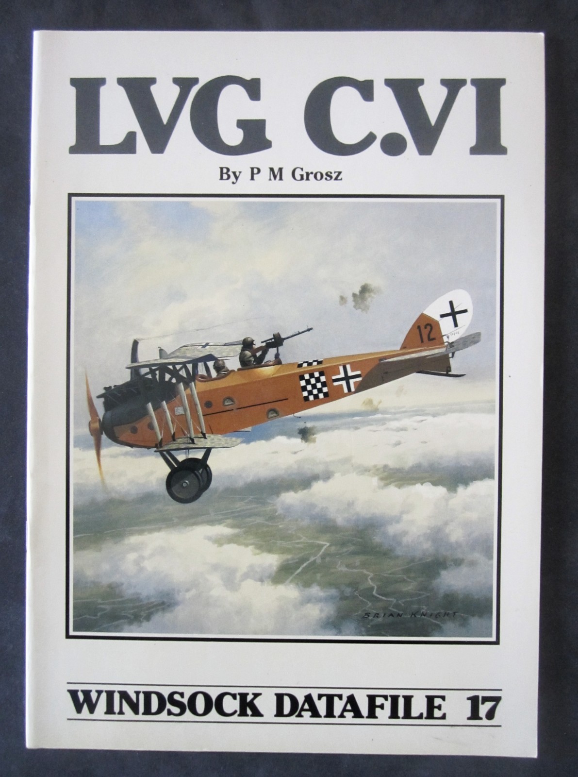 1989 Windsock Datafile #17-LVG C.VI-Grosz-WWl Military Aircraft-Modeler Plans
