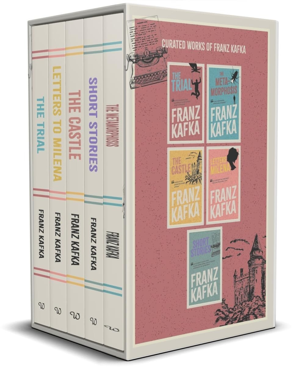 Curated Works of Franz Kafka 5 Books Collection Boxed Set(The Trial, Short Story