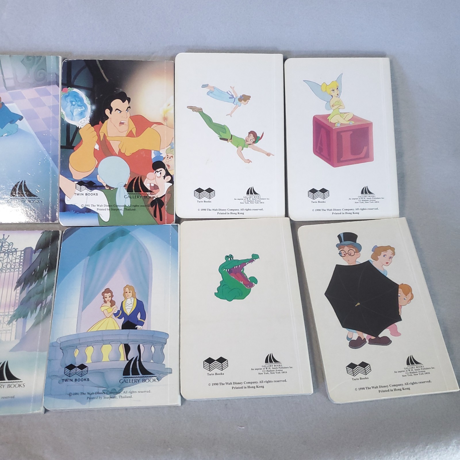 Disney Book Lot Hardcover (12) 101 Dalmatians Beauty & The Beast Peter Pan VTG