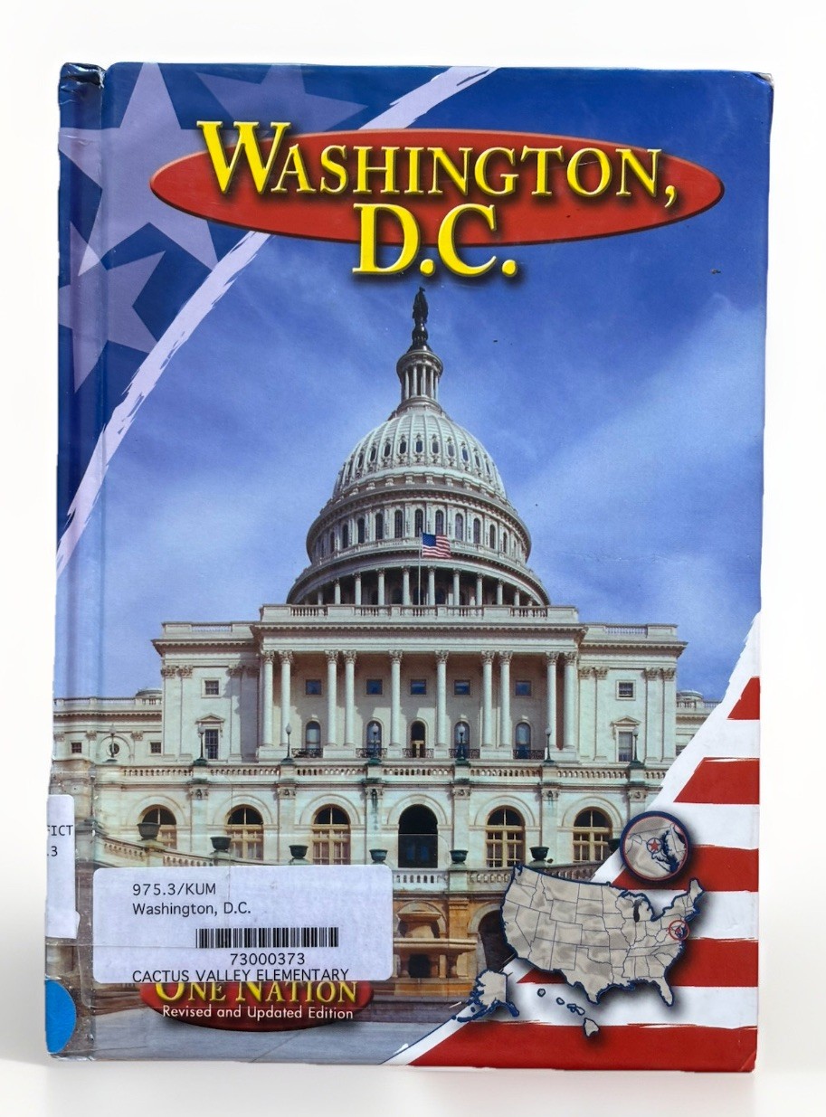 2 Capstone One Nation Books Maryland & Washington DC by Patricia K. Kummer