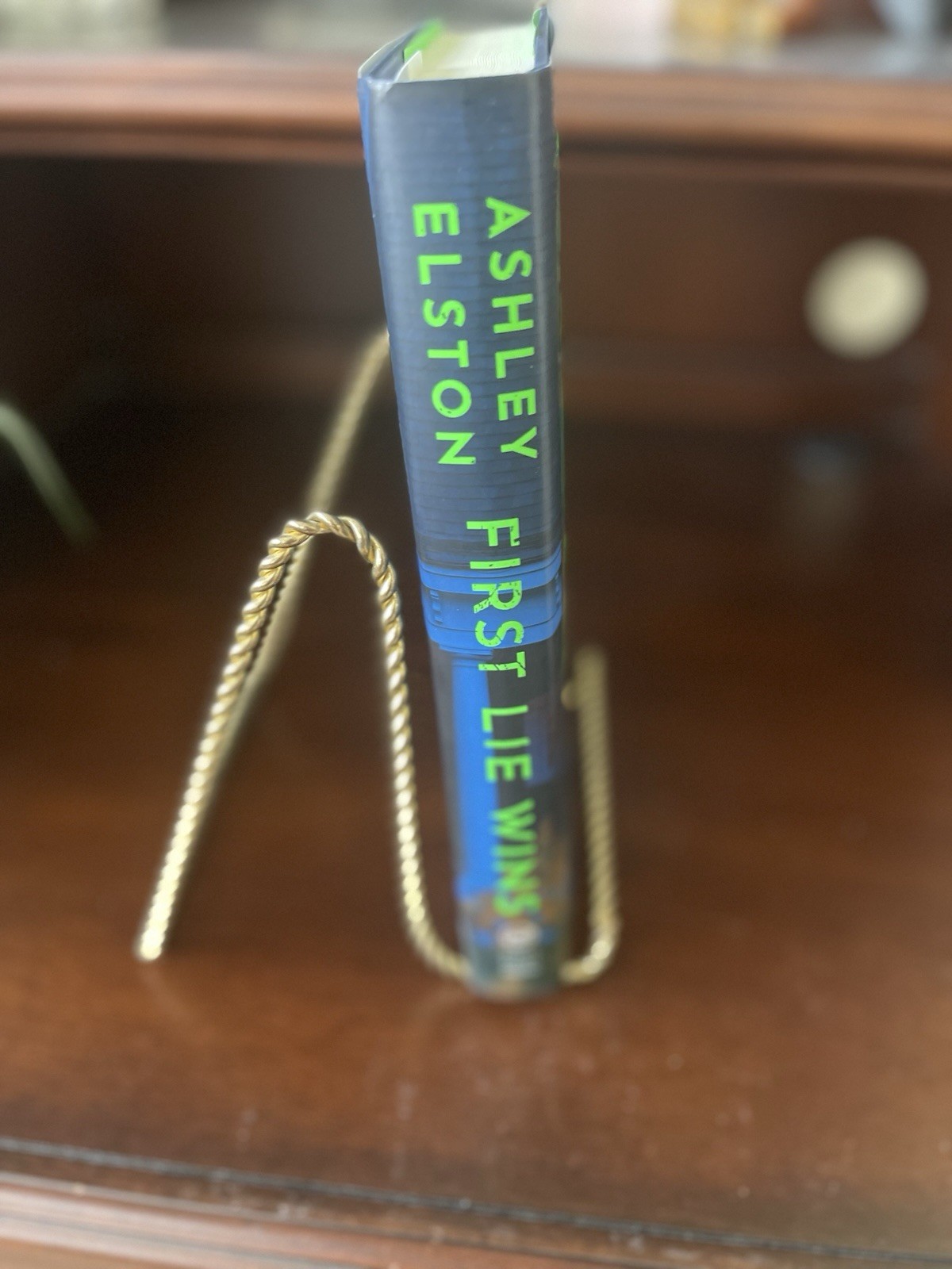 Ashley Elston First Lie Wins Thriller Hardcover Viking First Edition