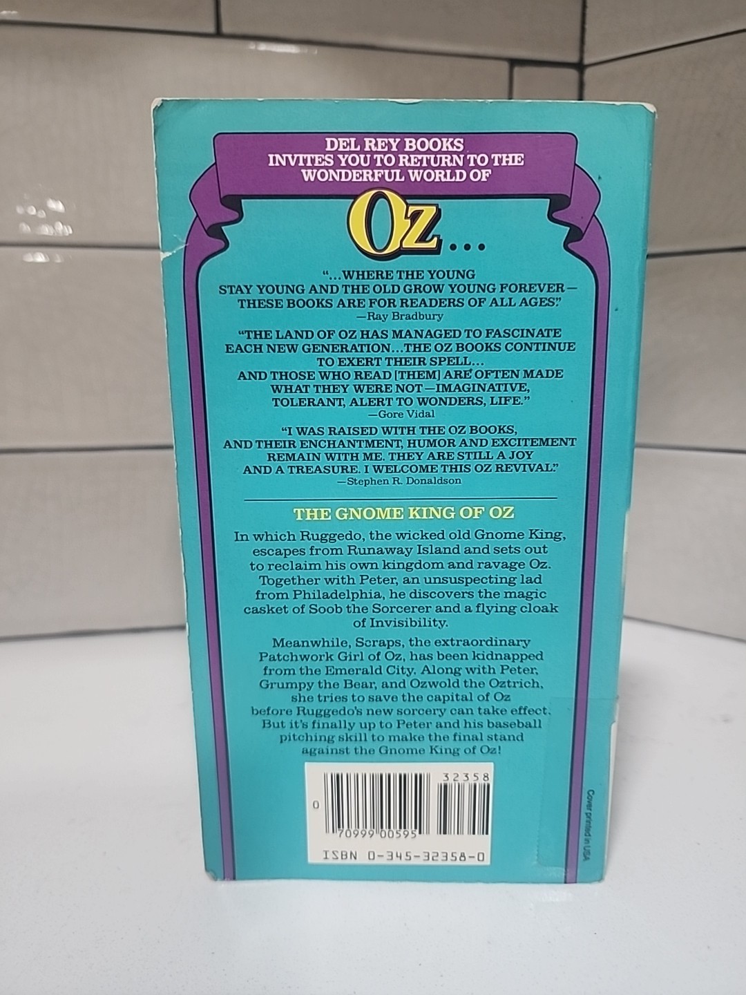 The Gnome King of Oz by Ruth Plumly Thompson Paperback 1985