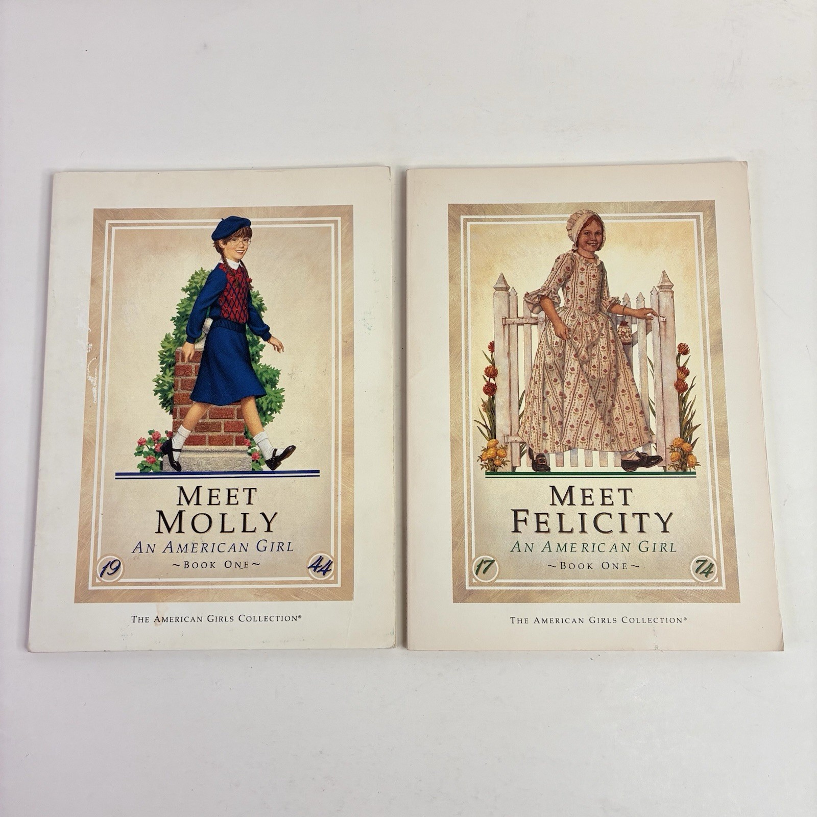 Lot of 6 Vintage American Girl Books Molly Felicity Samantha Addy Paperback