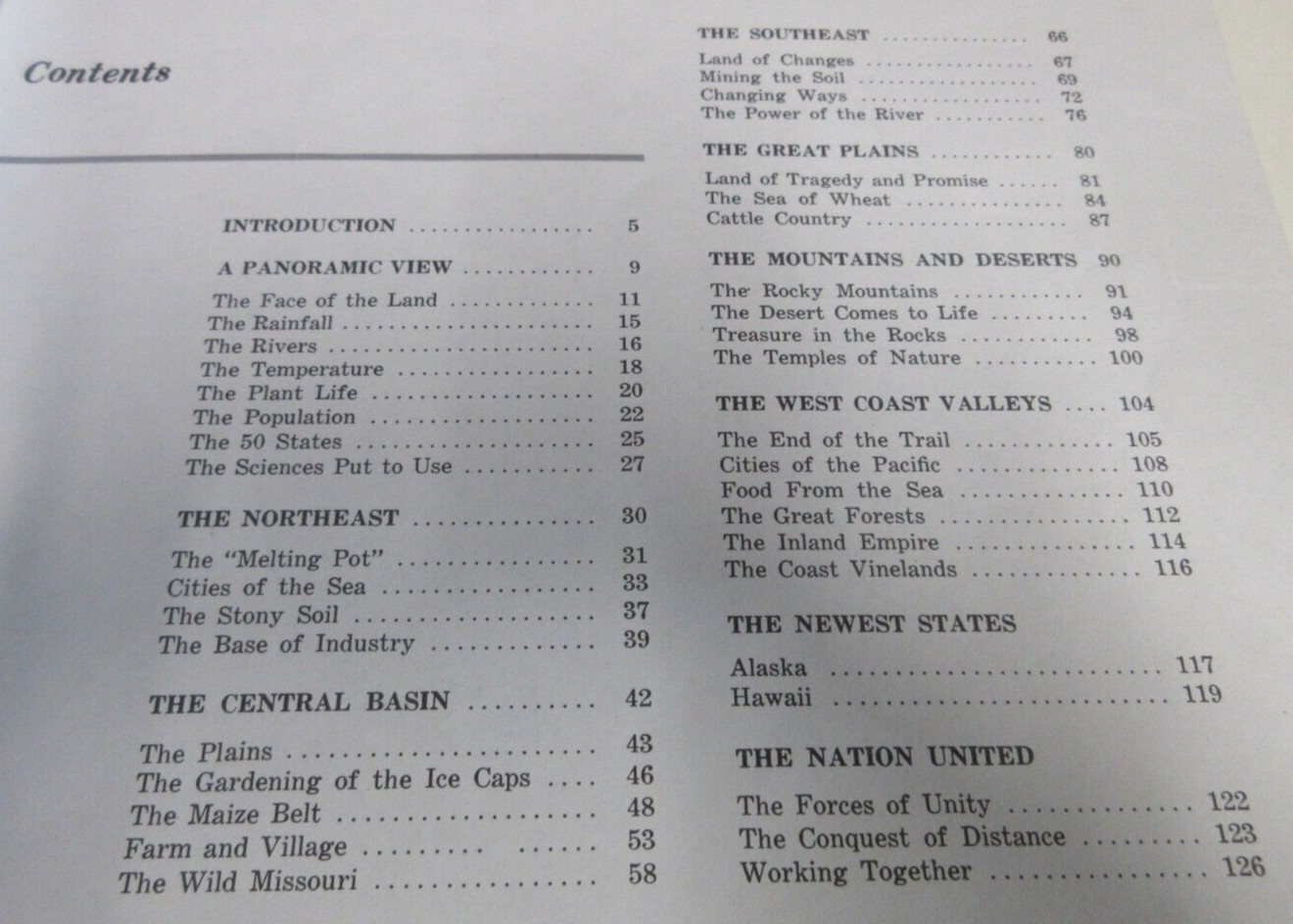 USA: Its Geography and Growth – United States Info. Service – 127 Pages – 1970s