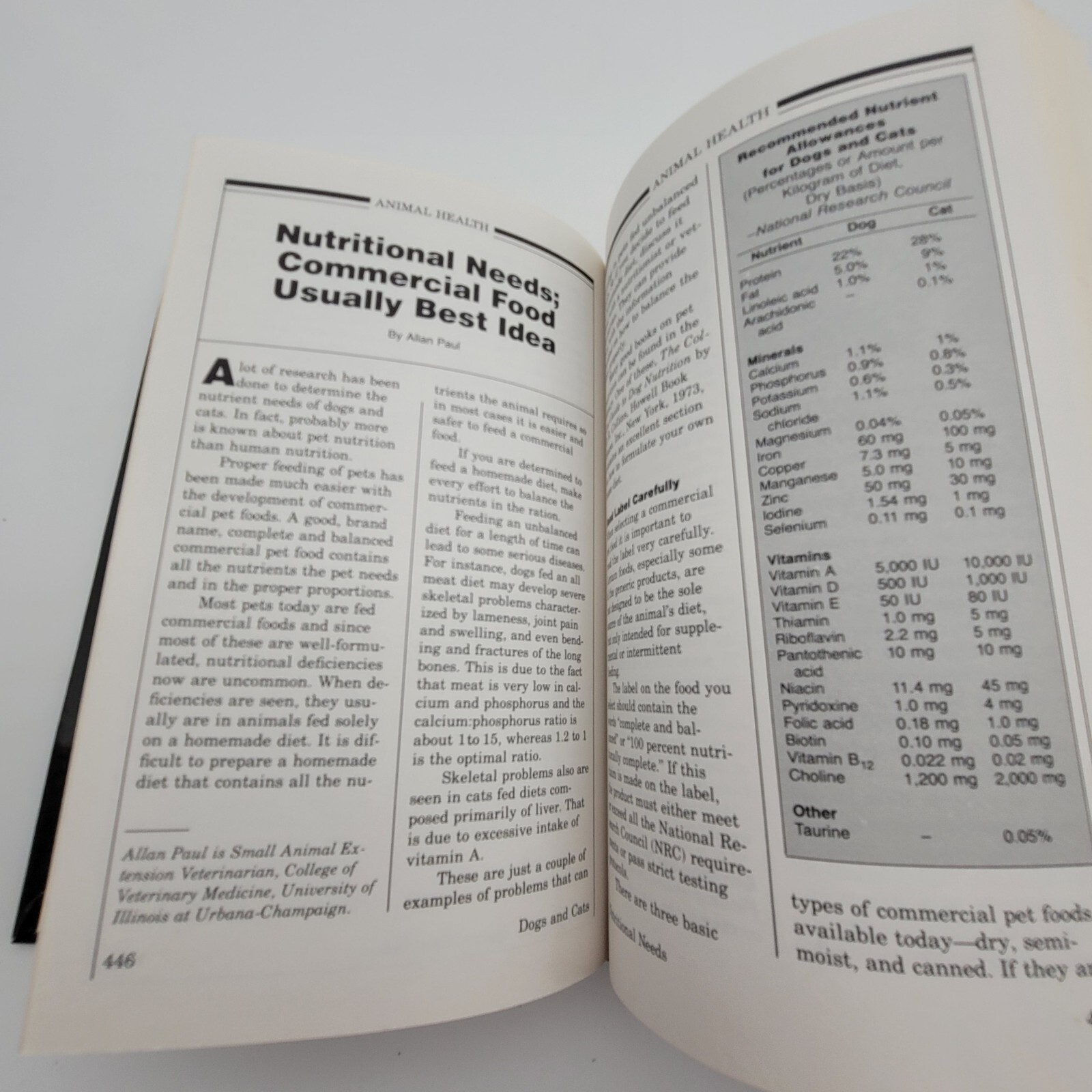 Animal Health Livestock and Pets 1984 Yearbook of Agriculture
