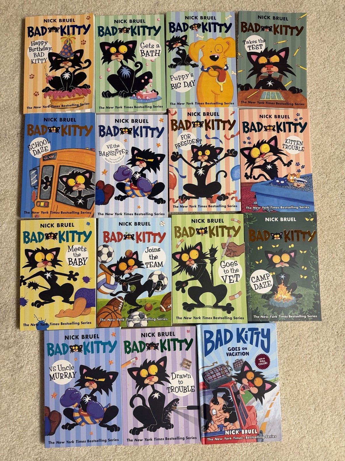 Bad Kitty’s Purrfect Set by Nick Bruel – 15 Books