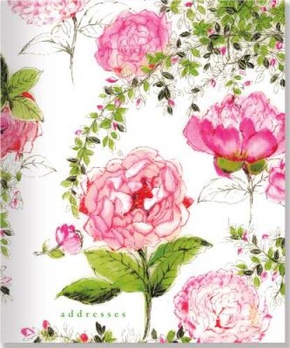 Rose Garden Large Address Book – Hardcover-spiral By Peter Pauper Press – GOOD