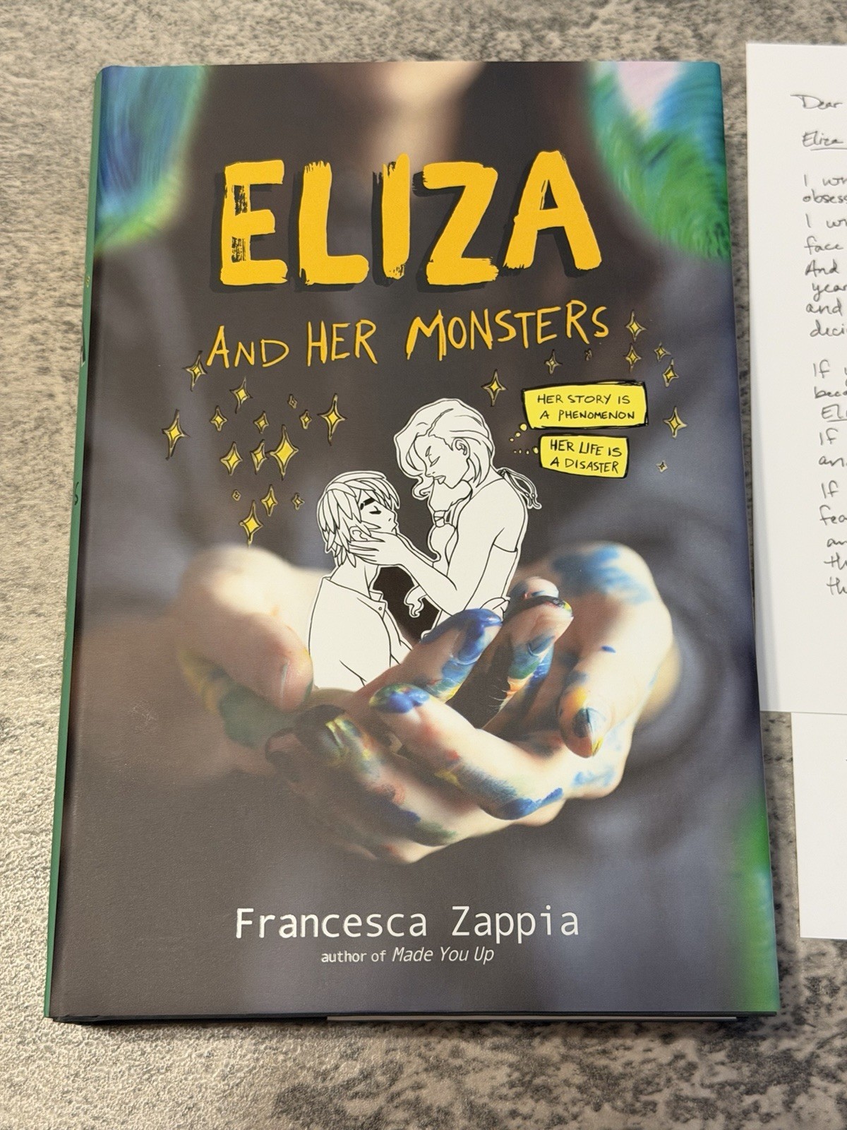 Signed Eliza and Her Monsters By Francesca Zappia OwlCrate Exclusive Cover