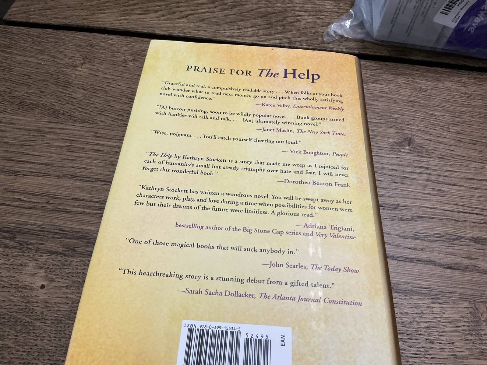 2009 Hardback Book w/Dust Jacket Kathryn Stockett – “The Help”