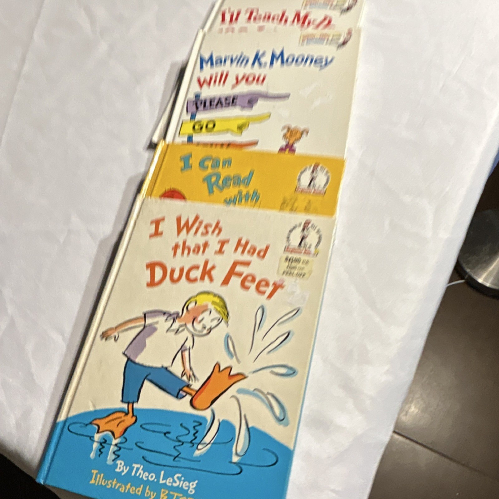 Bright & Early Books HC 4-Book Lot Dr. Seuss/LeSieg/Frith I Can Read!