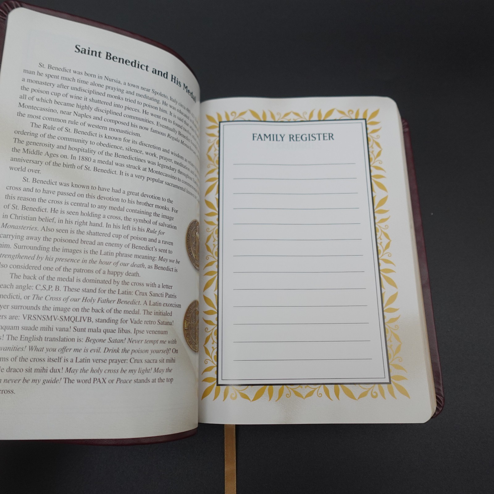 Douay Rheims Bible Burgundy Premium UltraSoft Catholic Bible St Benedict Press