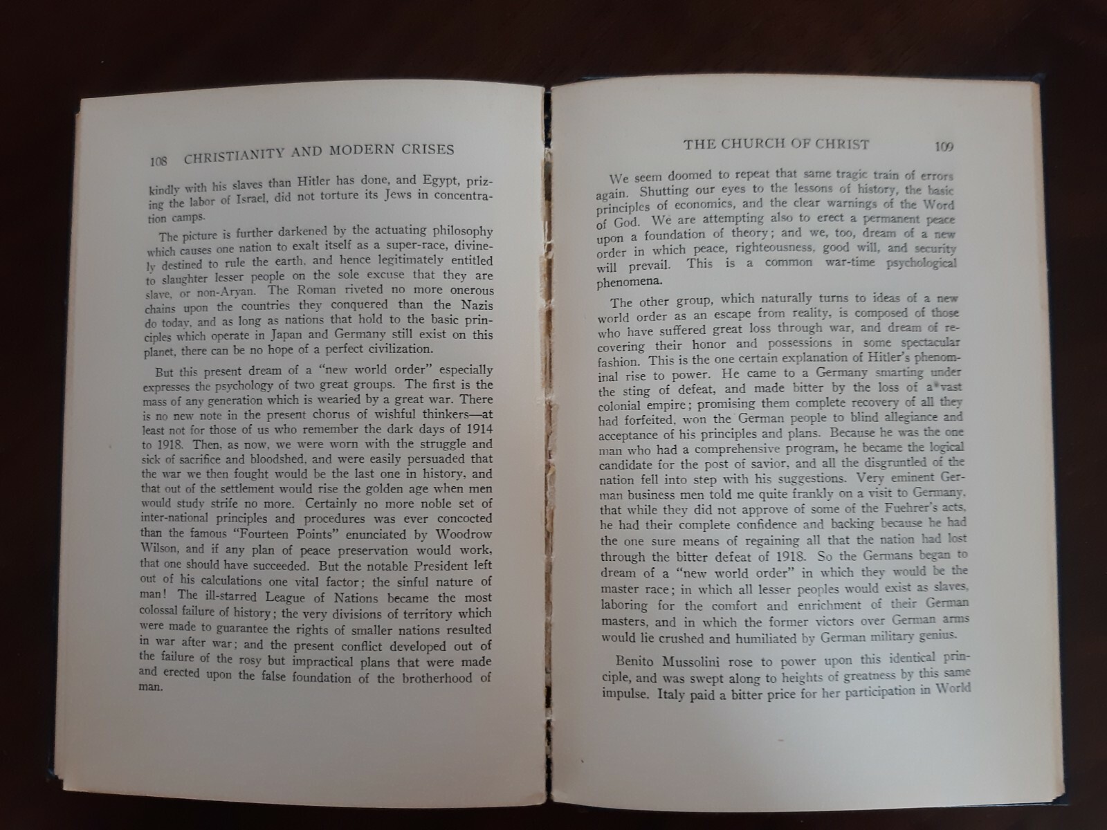 Christianity and Modern Crises by Harry Rimmer, D.D., LL.D. HC/DJ 1947