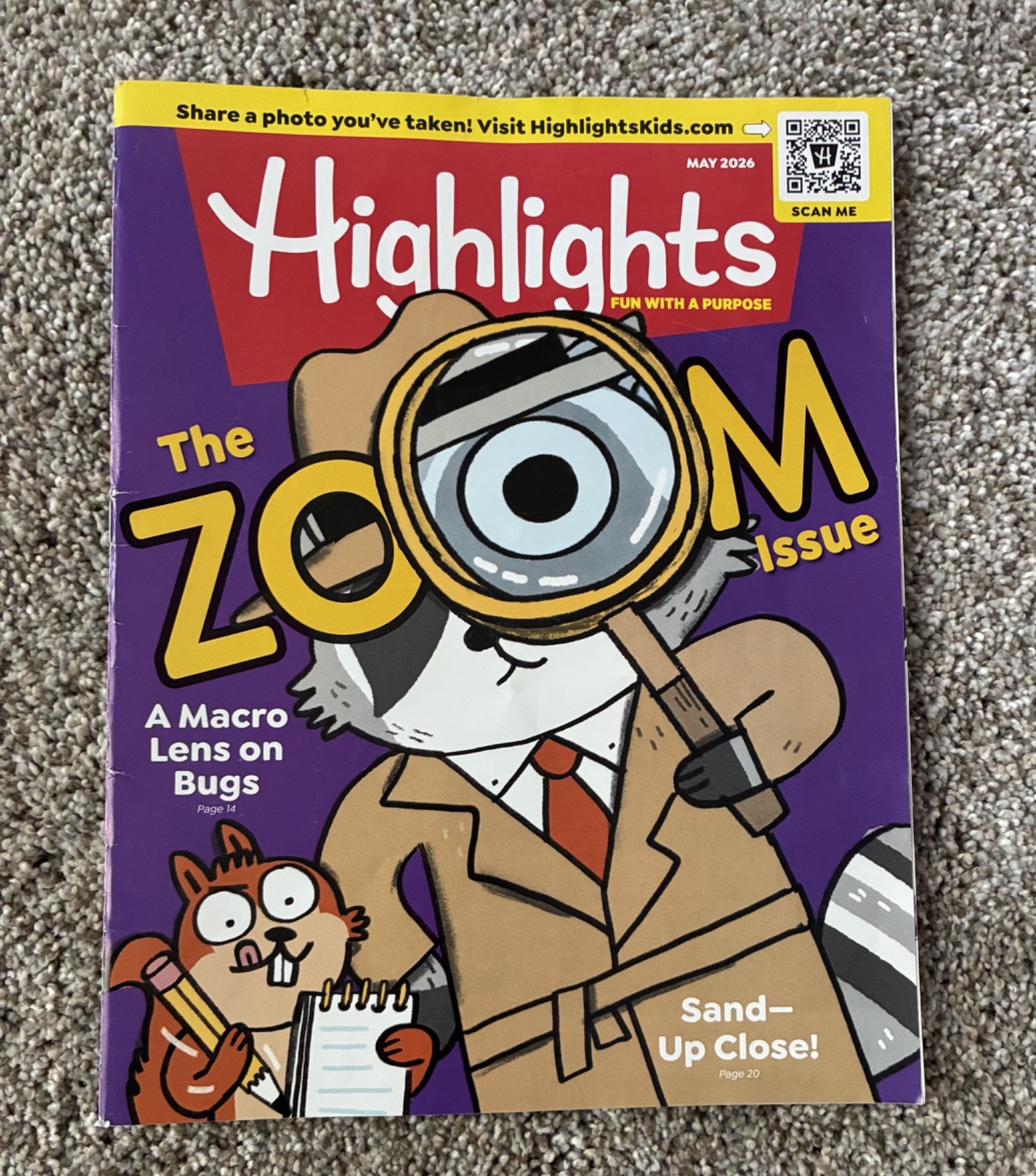 🟥 May 2026 Highlights magazine The Zoom on Bugs, Sand SPECIAL ISSUE photos