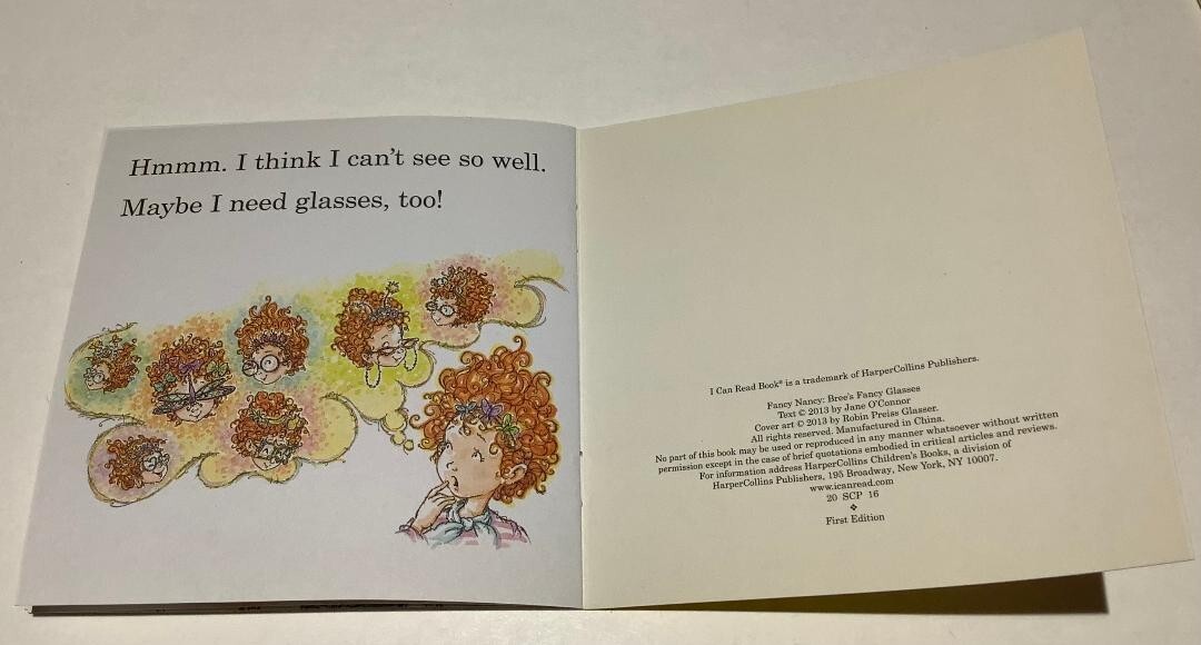 Set of 5 Fancy Nancy I can Read Phonics Paperback Books 8-12 2013